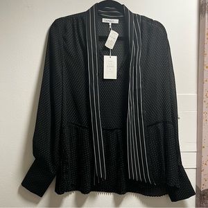 Frame black blouse